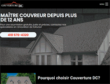 Tablet Screenshot of couverturedc.com